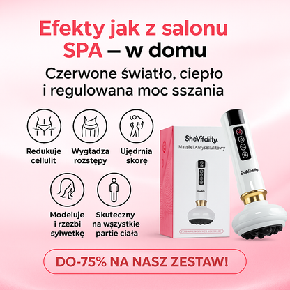 SheVitality™ – Masażer Antycellulitowy z Efektem Liftingu