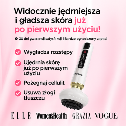 SheVitality™ – Masażer Antycellulitowy z Efektem Liftingu