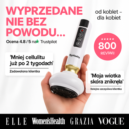 SheVitality™ – Masażer Antycellulitowy z Efektem Liftingu