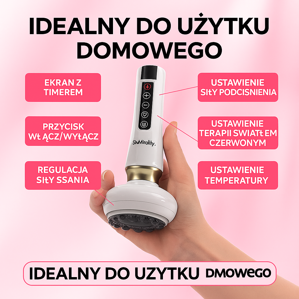 SheVitality™ – Masażer Antycellulitowy z Efektem Liftingu